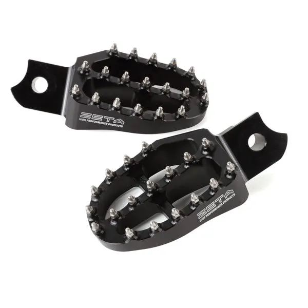 Zeta Alu Foot Pegs KTM SX - '15 Black