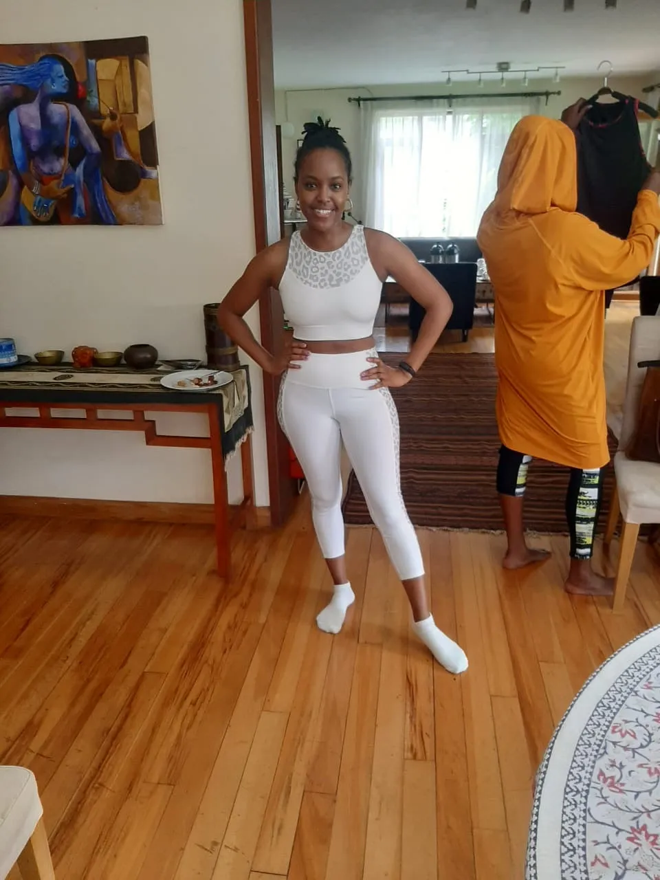Zoya X Sharon Mundia Midcalf Fitness Tights with Pockets - Sample