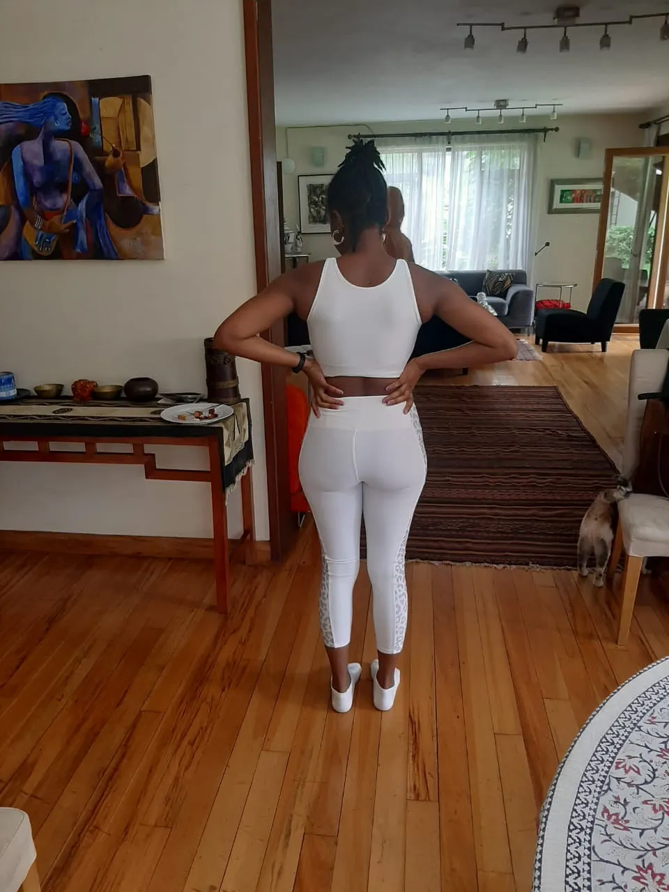 Zoya X Sharon Mundia Midcalf Fitness Tights with Pockets - Sample